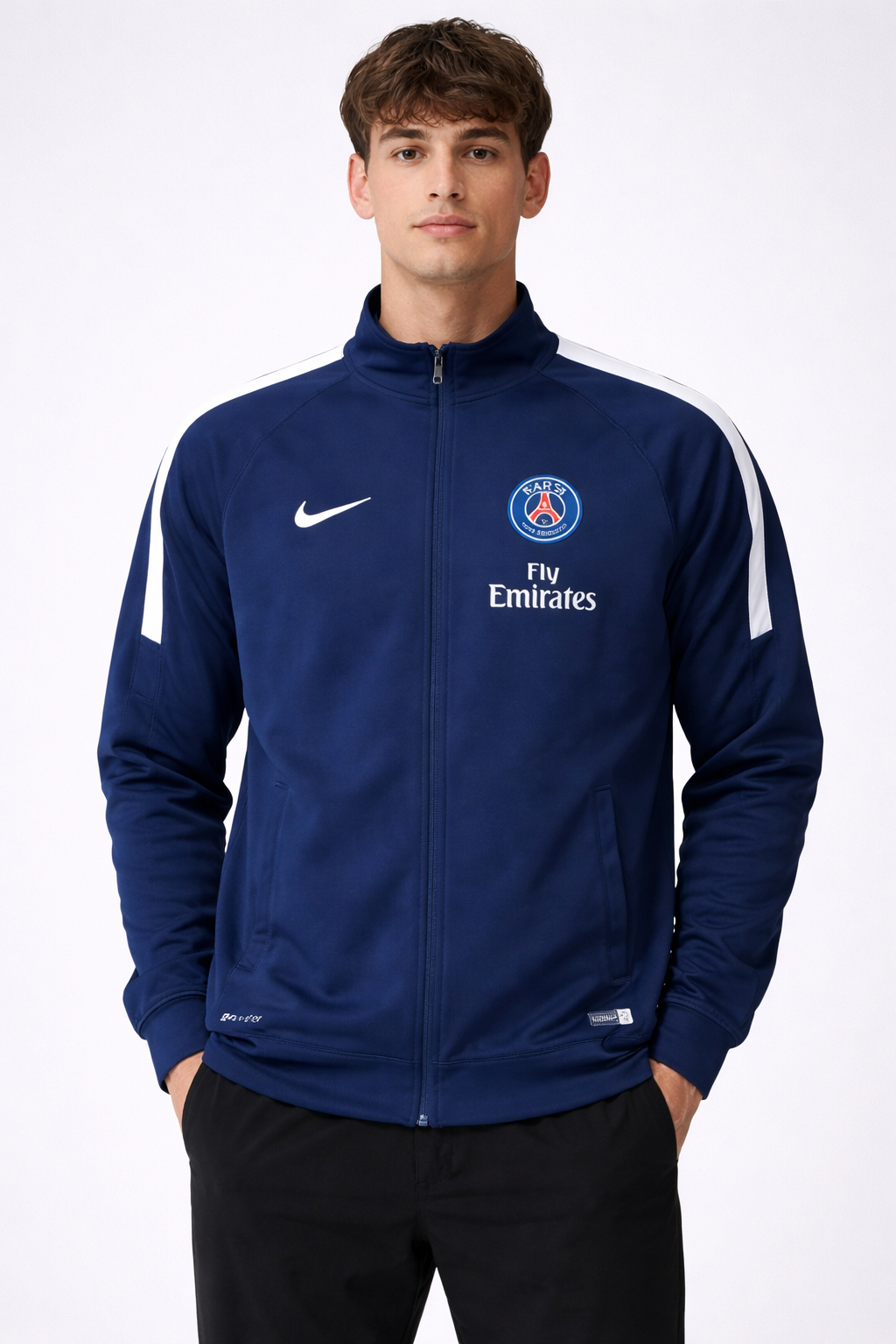 Nike Paris Saint-Germain Trainingsjacke Blau Dri-Fit PSG Herren Größe (S)