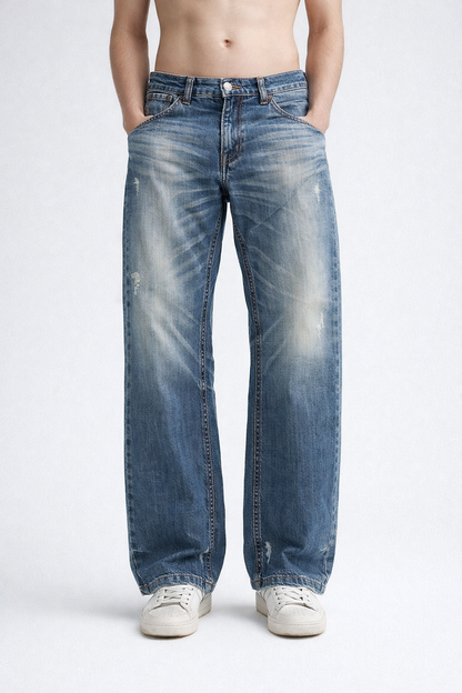 Dolce & Gabbana Distressed Jeans – Blau – Größe (M)