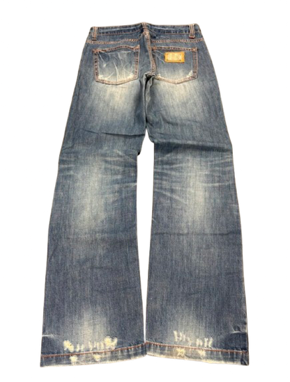 Dolce & Gabbana Distressed Jeans – Blau – Größe (M)